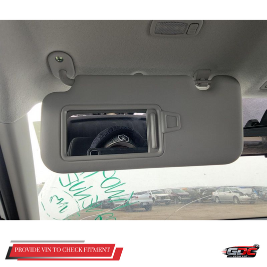 2020–2023 Hyundai Venue LH Driver Sunvisor Sun Visor with Mirror Gray OEM — view 1