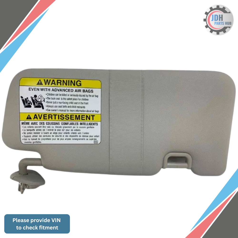 2017–2023 Subaru Impreza LH Driver Sunvisor Sun Visor with Mirror & Extender OEM — view 3