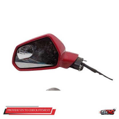 2016–2019 Chevrolet Camaro LH Driver Side View Door Mirror Assembly Red OEM — view 2