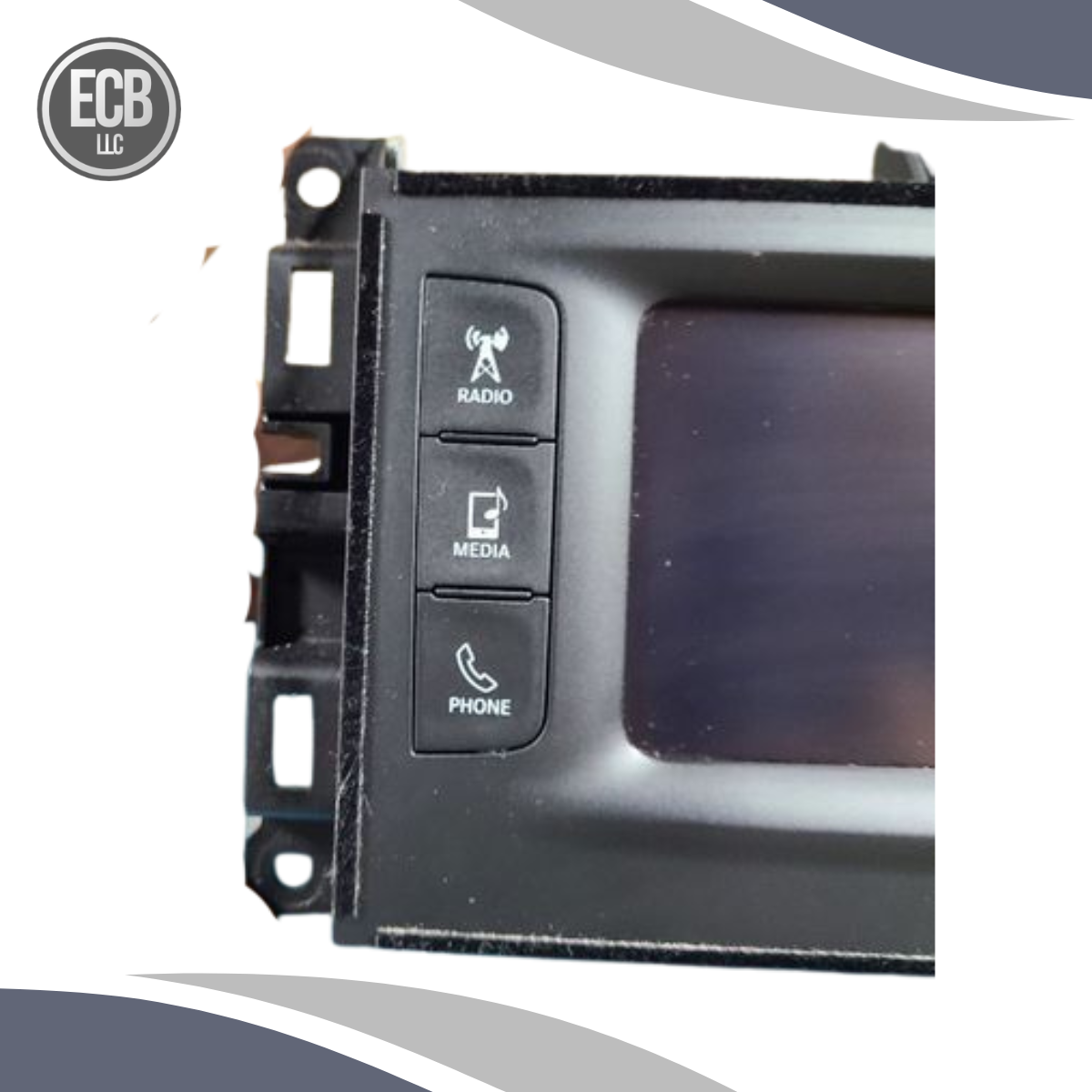 2014 JEEP GRAND CHEROKEE Radio Receiver with Display AM FM Sirius OEM — view 3