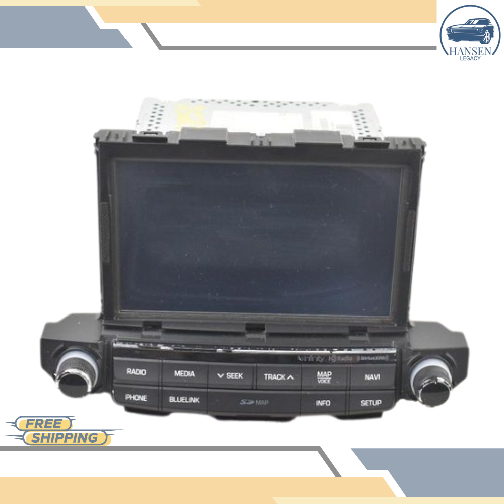 2017–2018 Hyundai Tucson Radio Display Screen Navigation 17 18 TESTED — view 1