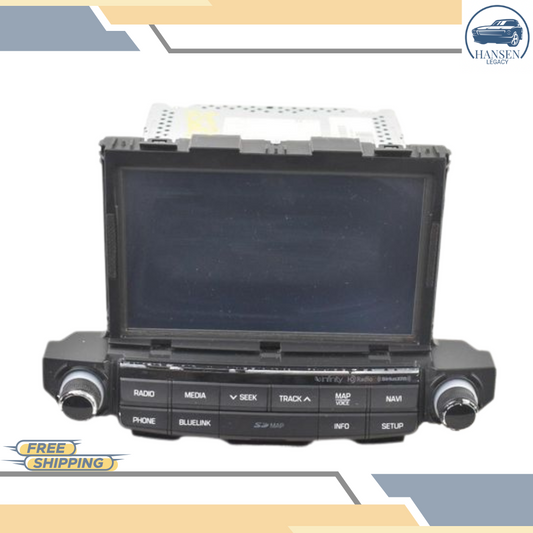 2017–2018 Hyundai Tucson Radio Display Screen Navigation 17 18 — view 1