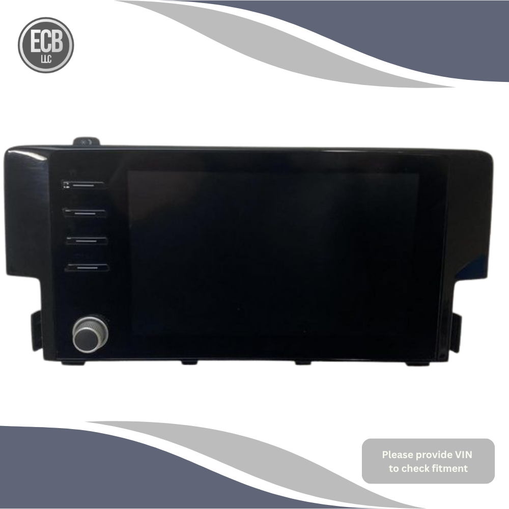 2019–2021 Honda Civic Information GPS TV Radio 7.0 Display Screen OEM — view 2