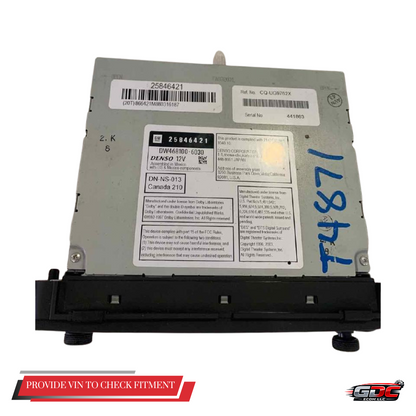 2007–2008 CHEVROLET TAHOE AM FM CD DVD MP3 Navigation Radio UVB OEM — view 3