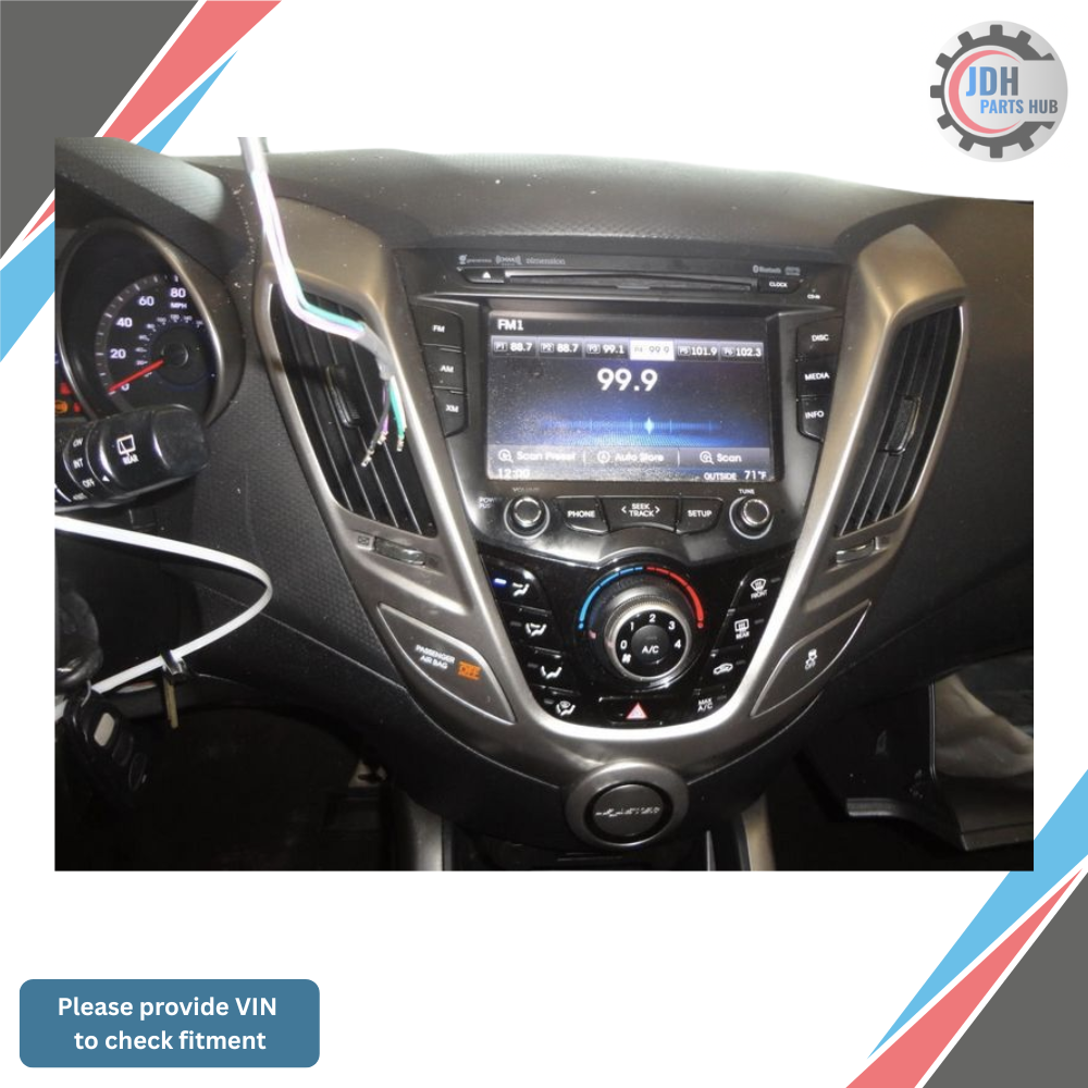 2012–2015 Hyundai Veloster Radio Display Receiver Satellite CD OEM 96560 2V720 — view 2