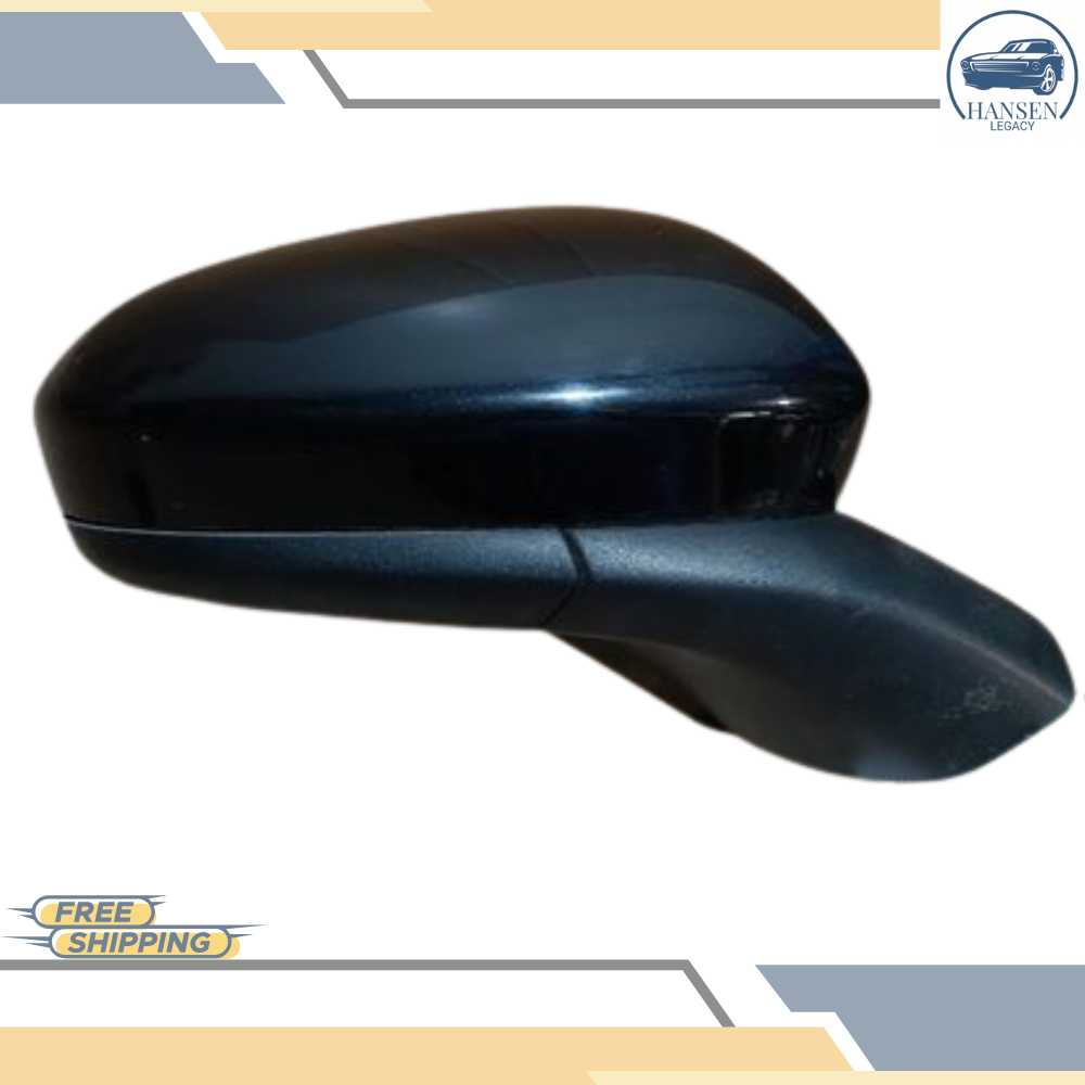 2019–2020 Ford Fusion Right Passenger Side View Door Mirror with Blind Spot Black — view 1
