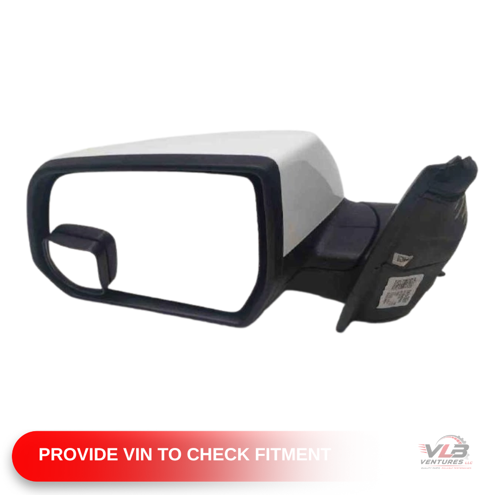 2017–2019 GMC Acadia Left Driver Side View Door Mirror Power Option DR5 White — view 2
