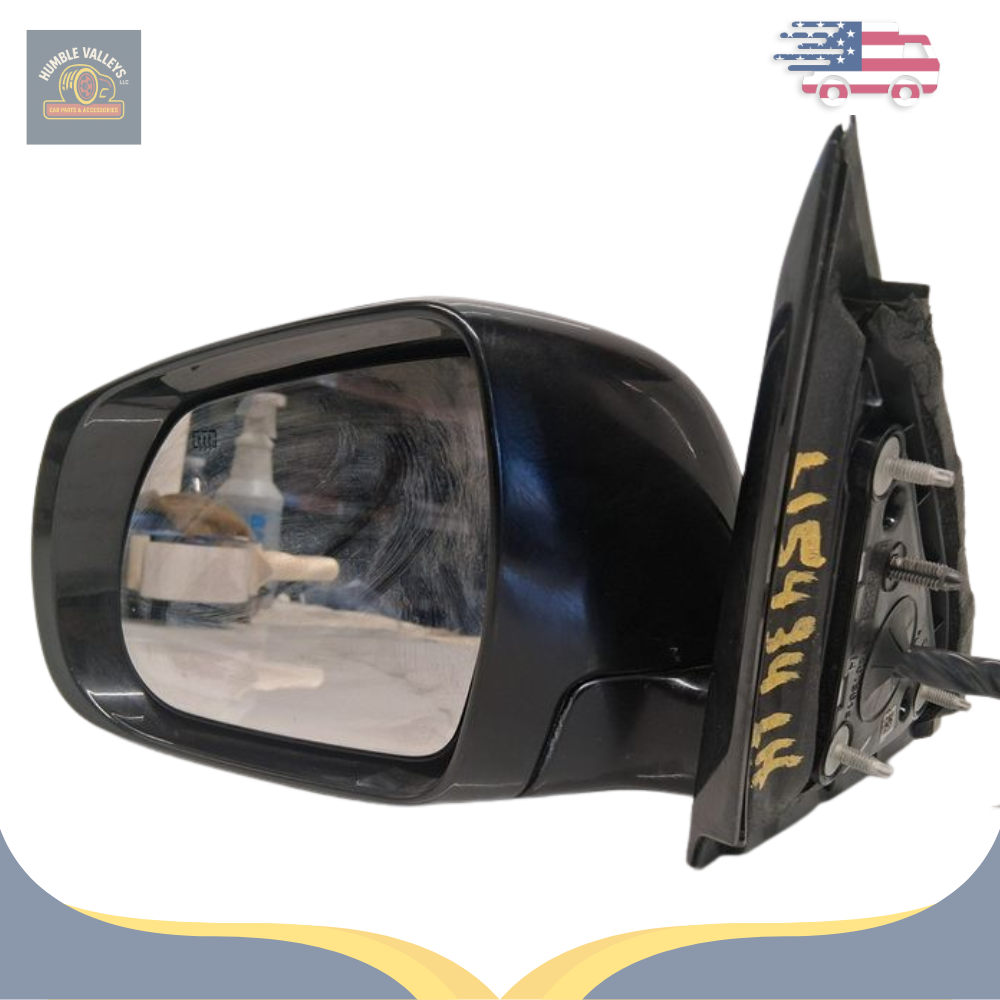 2017–2020 Infiniti QX60 Left Driver Side Door Mirror Assembly Black Power Heated — view 2