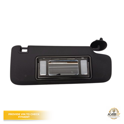 2017–2019 Chevrolet Cruze RH Passenger Sunvisor with Mirror & Light Black OEM — view 1