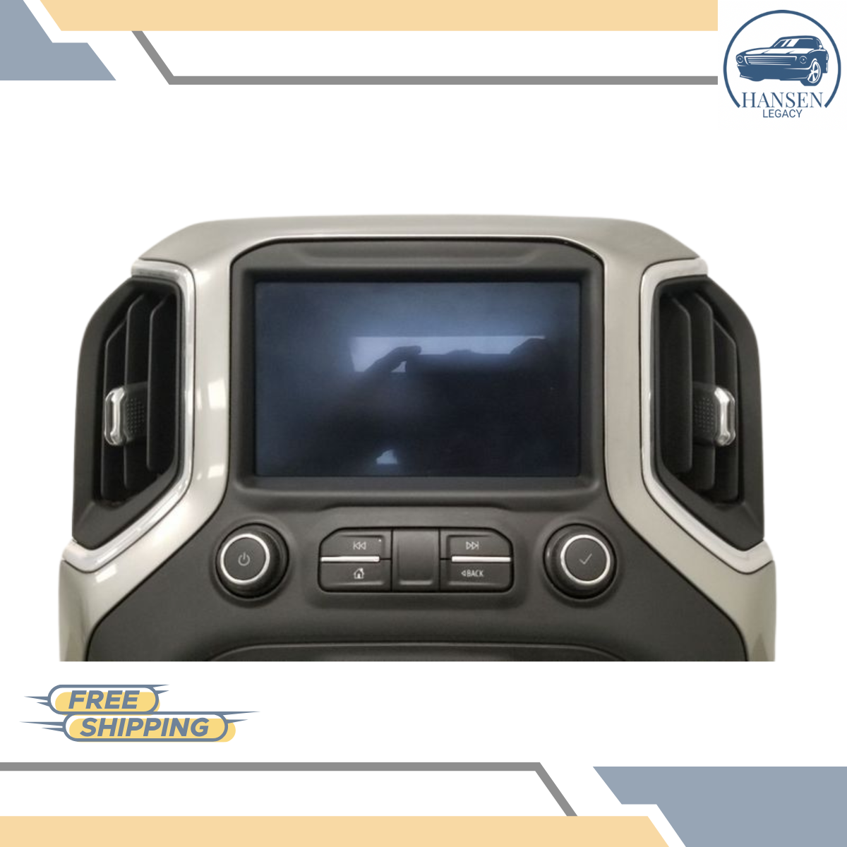 2020 Chevrolet Silverado 1500 Radio Control Panel Display with Screen ID 84743975 — view 3