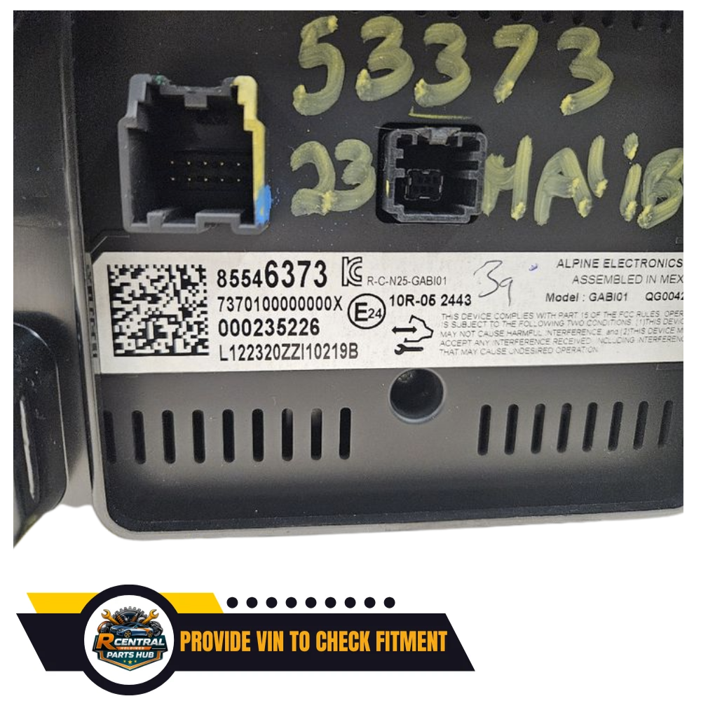 2021–2024 Chevrolet Malibu Radio Dash Display Screen ID 84712142 OEM — view 3