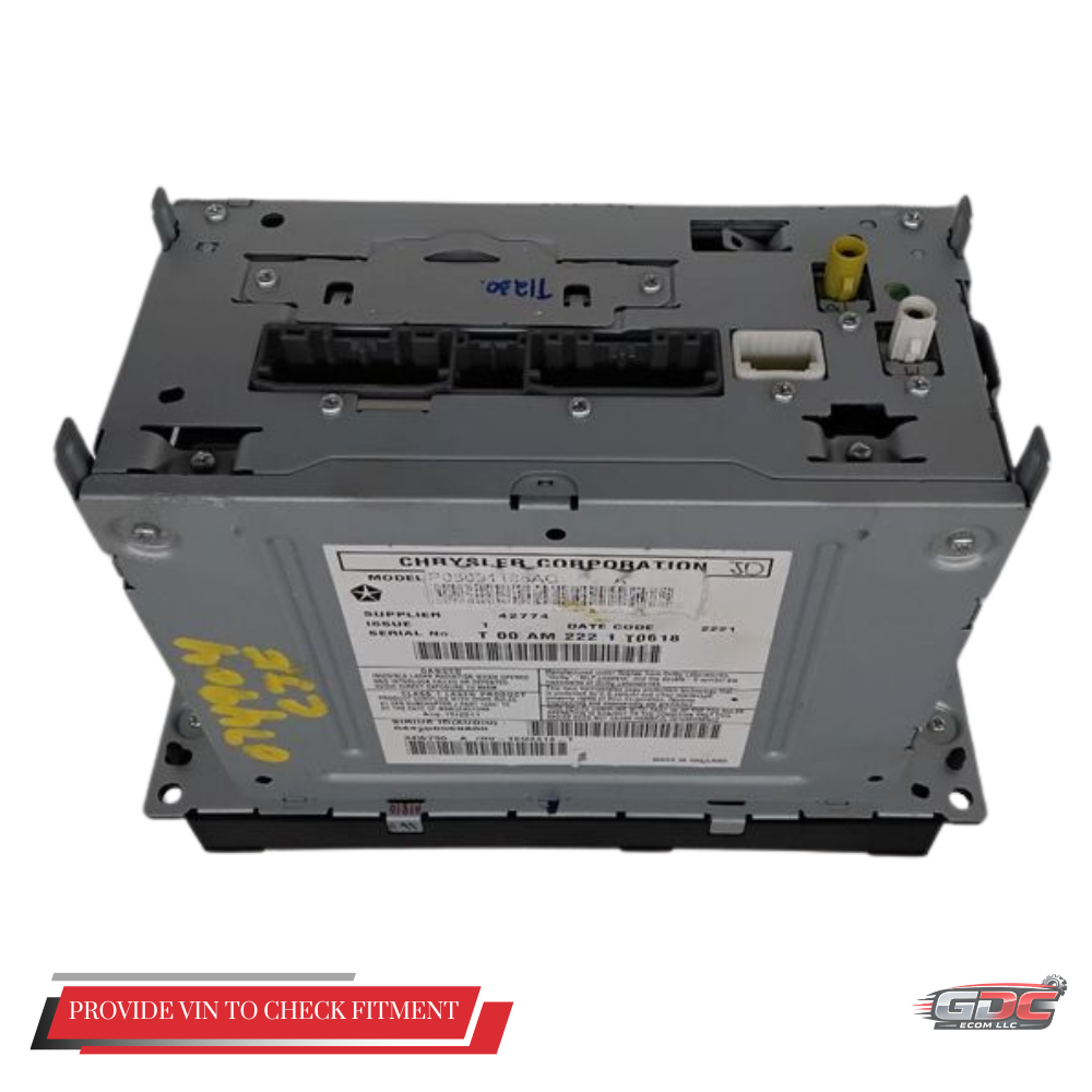 2010–2012 Dodge Caliber Radio AM/FM CD DVD Player Display Receiver OEM — view 5