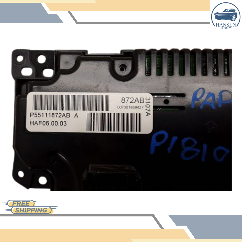 2008–2010 Chrysler 300 Climate AC Heater Temperature Control OEM — view 3