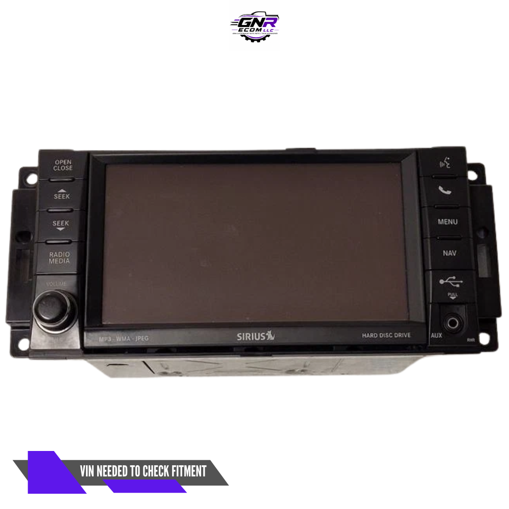 2012 Dodge Challenger AM FM Radio Receiver Display Screen RHR OEM — view 1