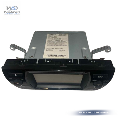 2015–2016 Toyota Corolla - Radio 6.1" Display Receiver AM FM CD ID 100571 OEM — view 2