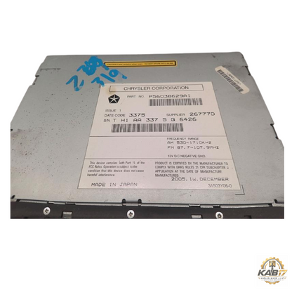 2003–2007 DODGE CHRYSLER JEEP RADIO RECEIVER WITH NAVIGATION OPTION RB1 OEM — view 2