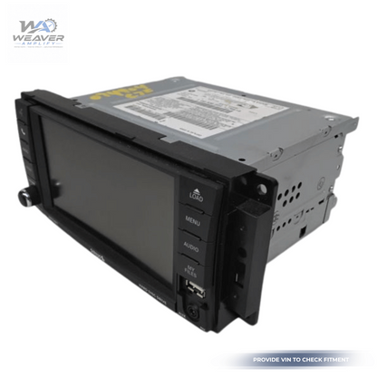 2011–2014 Chrysler 200 Radio Display Receiver AM FM CD DVD SAT Face ID RBZ OEM — view 2