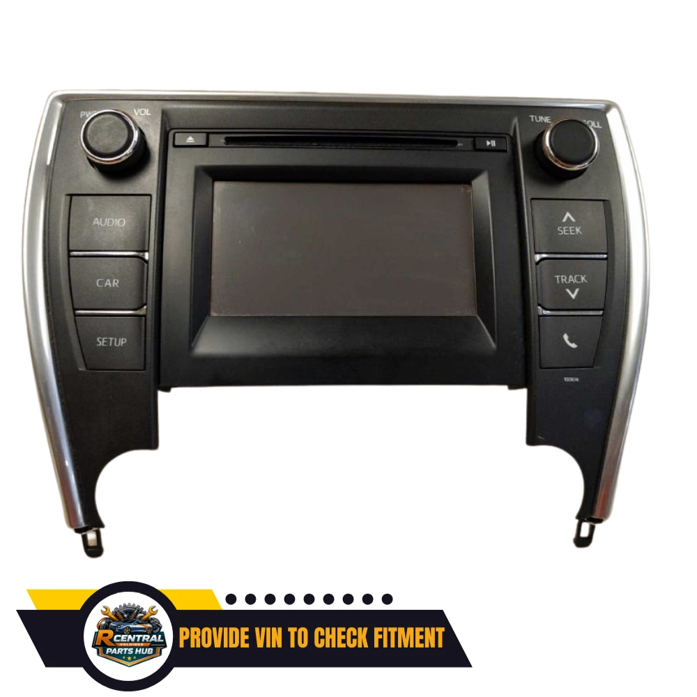 2016–2017 Toyota Camry CD Player Radio with Dash Display Screen 100614 OEM 16 17 — view 1