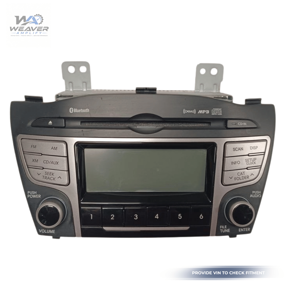 2010–2013 Hyundai Tucson AM FM CD MP3 Radio Receiver OEM — view 1