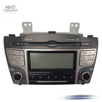2010–2013 Hyundai Tucson AM FM CD MP3 Radio Receiver OEM — view 1