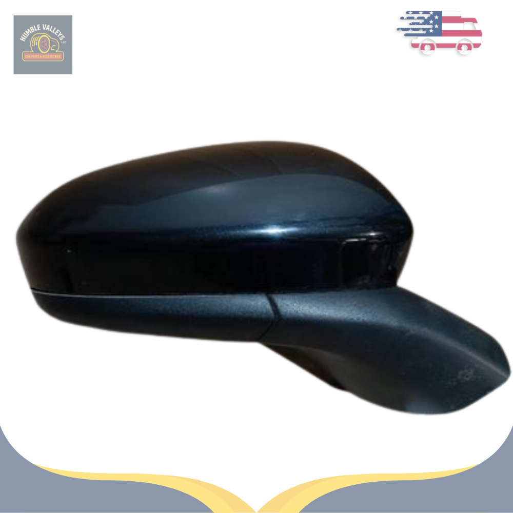 2019–2020 Ford Fusion Right Passenger Side View Door Mirror with Blind Spot Black — view 1