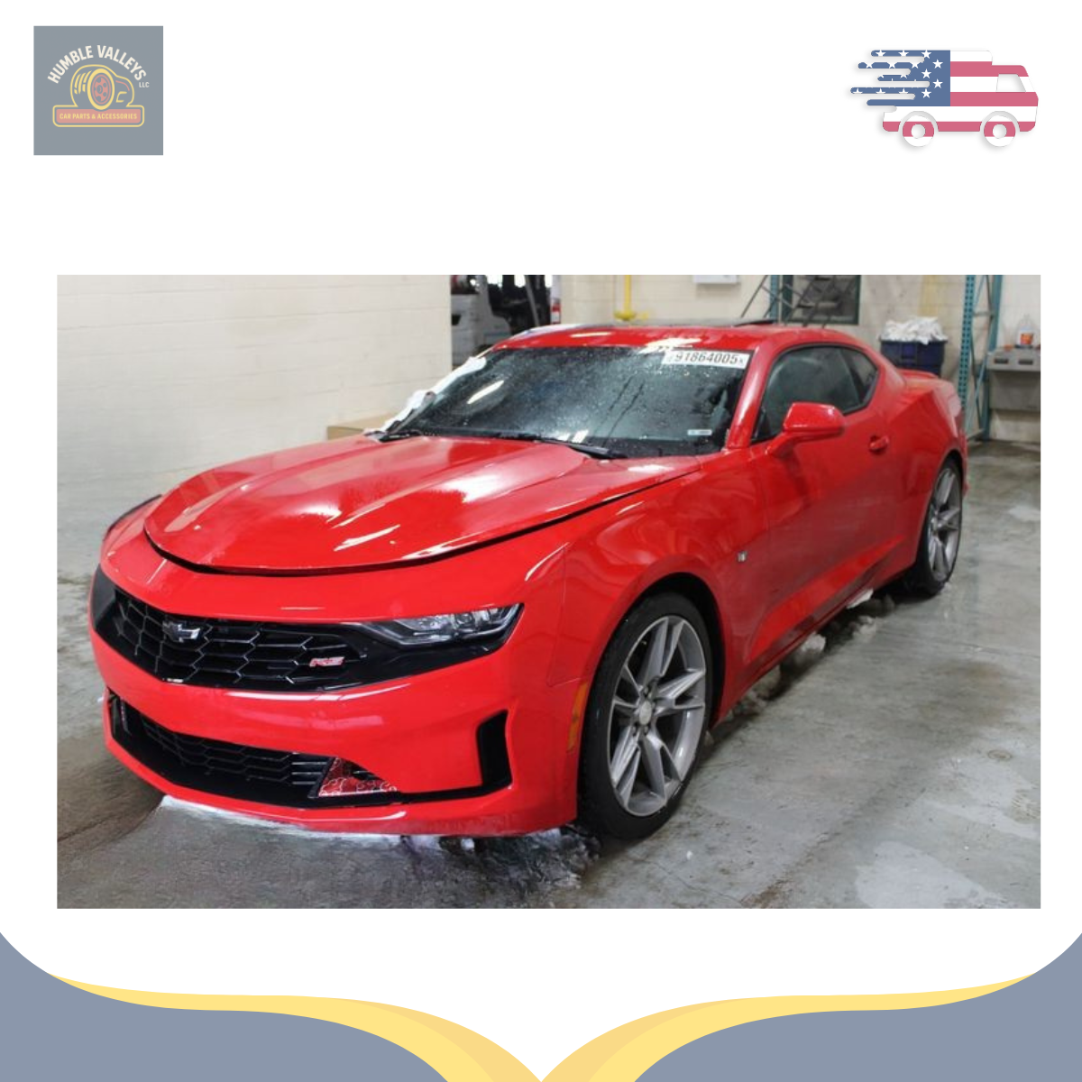 2016–2019 Chevrolet Camaro Left Driver Side View Door Mirror Assembly LH Red — view 4
