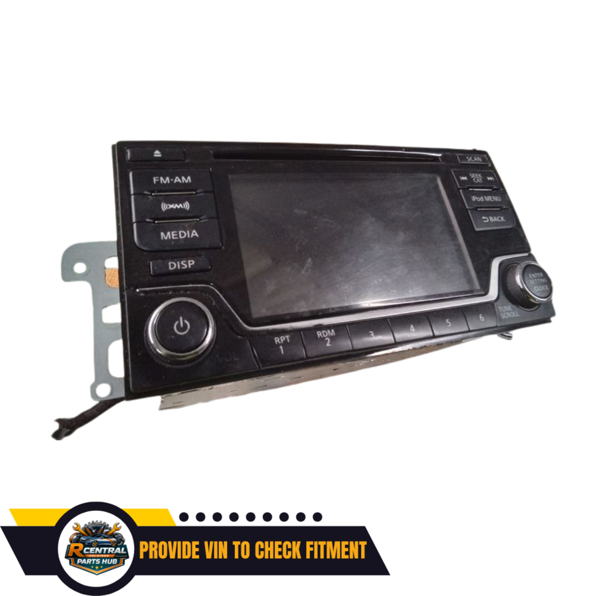 2017–2019 Nissan Sentra Radio Receiver Display Screen AM/FM/CD Player OEM — view 2