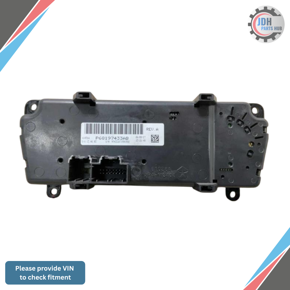 2014–2018 Jeep Wrangler Heater AC Temperature Control OEM — view 3