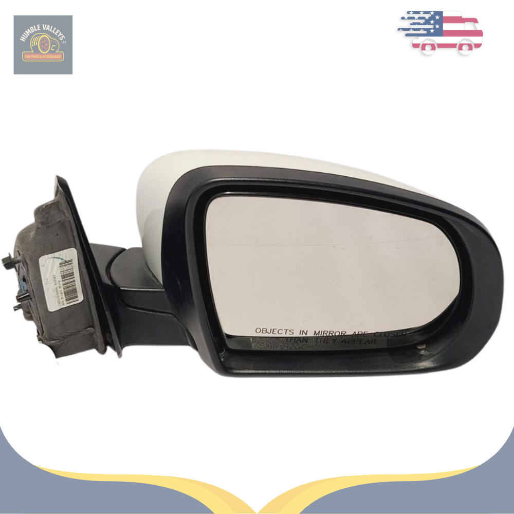 2014–2021 Jeep Cherokee Right Passenger Side View Door Mirror White OEM — view 3