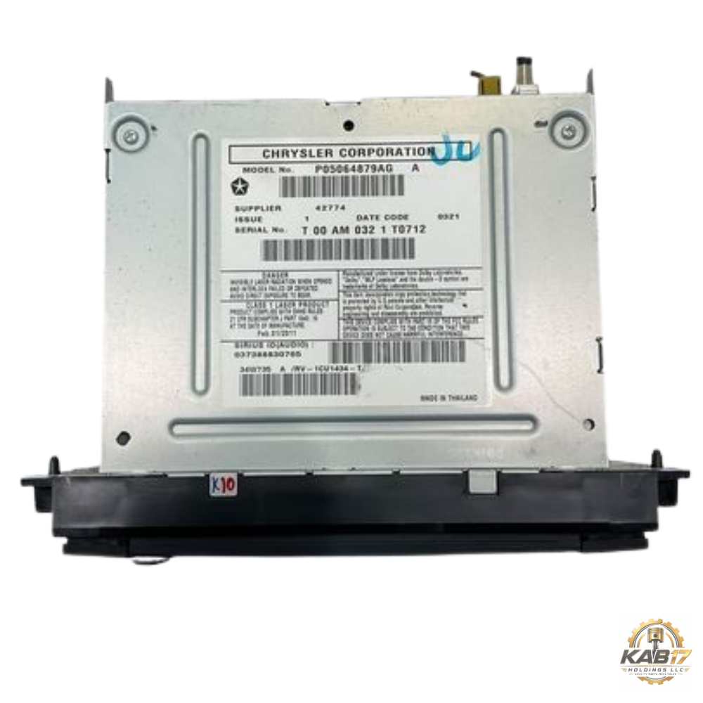 2010 Dodge Caravan Radio Receiver with Satellite OEM — view 2