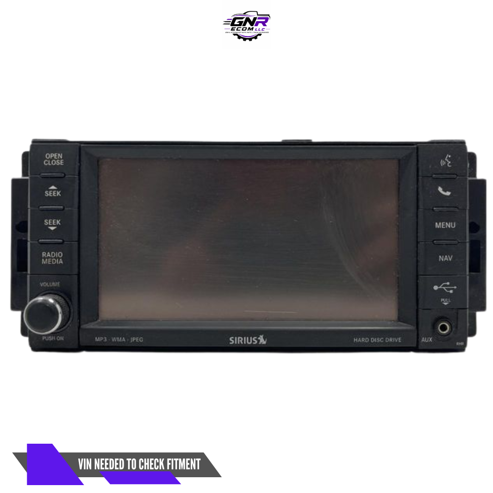 2013–2014 DODGE Challenger AM-FM-CD-DVD-H<wbr/>DD Navigation UConnect Radio RHR OEM — view 1