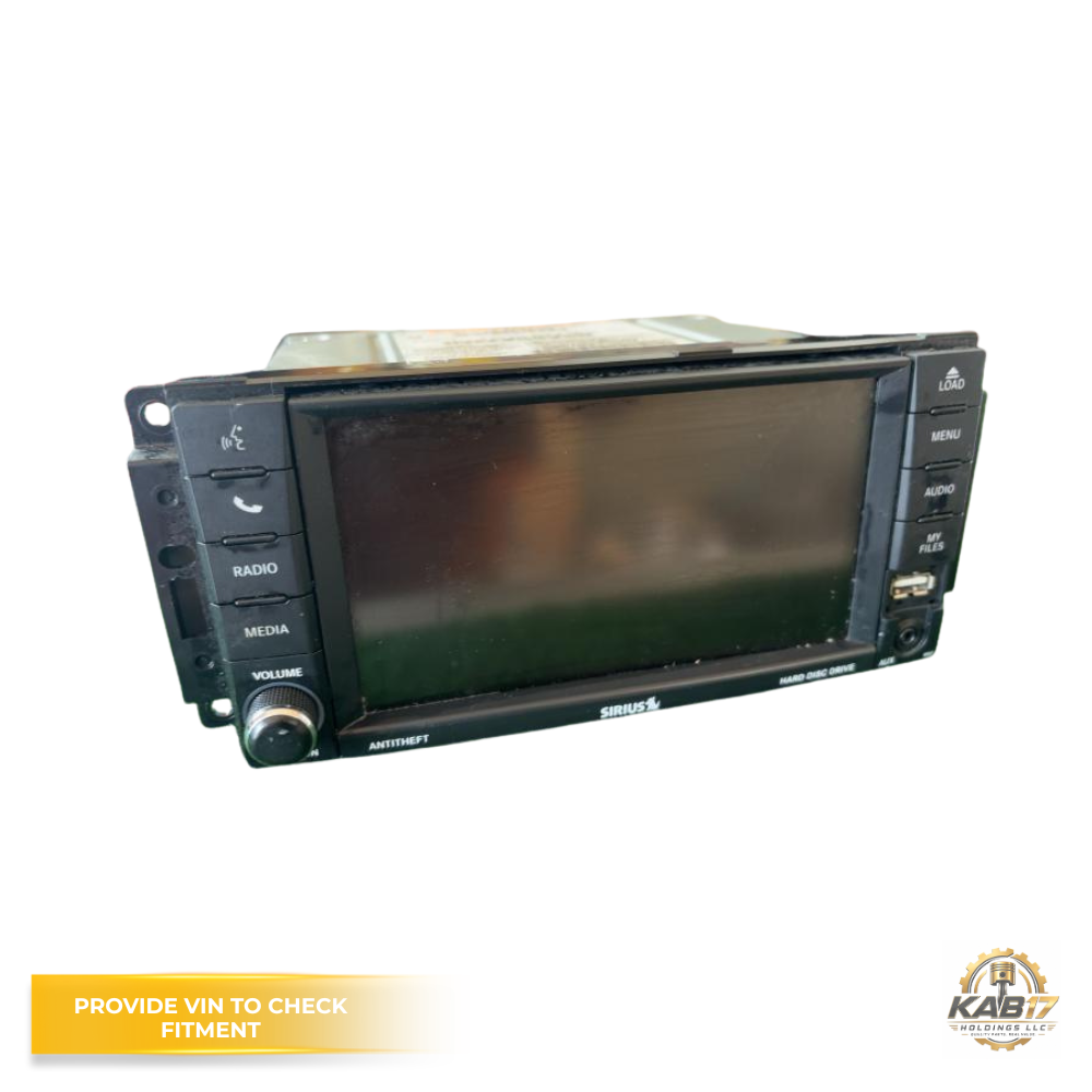 2012–2016 Chrysler Town & Country Multimedia SAT DVD Radio RBZ OEM — view 1