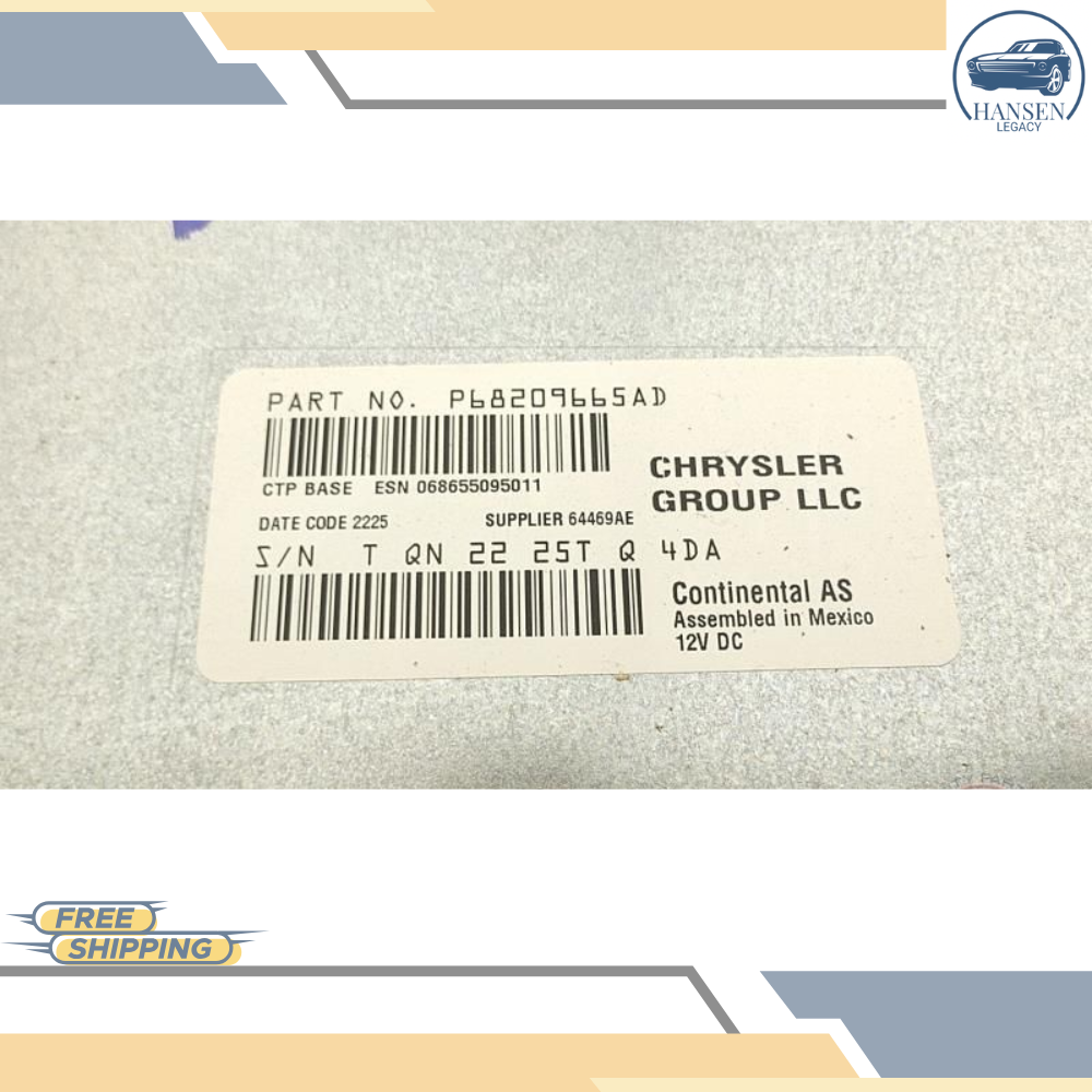 2011–2018 Dodge JOURNEY Radio Display Receiver 4.3 SATELLITE AM FM CD MP3 OEM — view 4