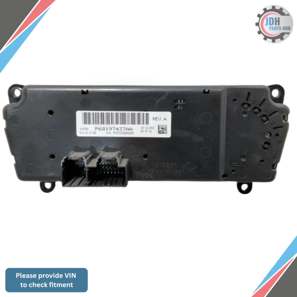 2014–2018 Jeep Wrangler Heater AC Temperature Control OEM — view 3