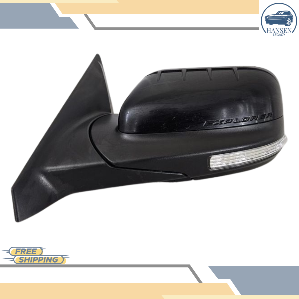 2011–2015 Ford Explorer Front Left Driver Side View Mirror Assembly OEM — view 1