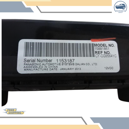2009–2017 Chevrolet Traverse Tahoe A/C AC Heater Temperature Control Option D07 — view 5