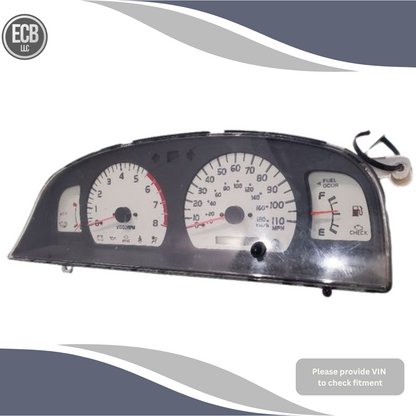 2001–2004 Toyota Tacoma AT Speedometer Gauges Cluster MPH With Tachometer Oem — view 2