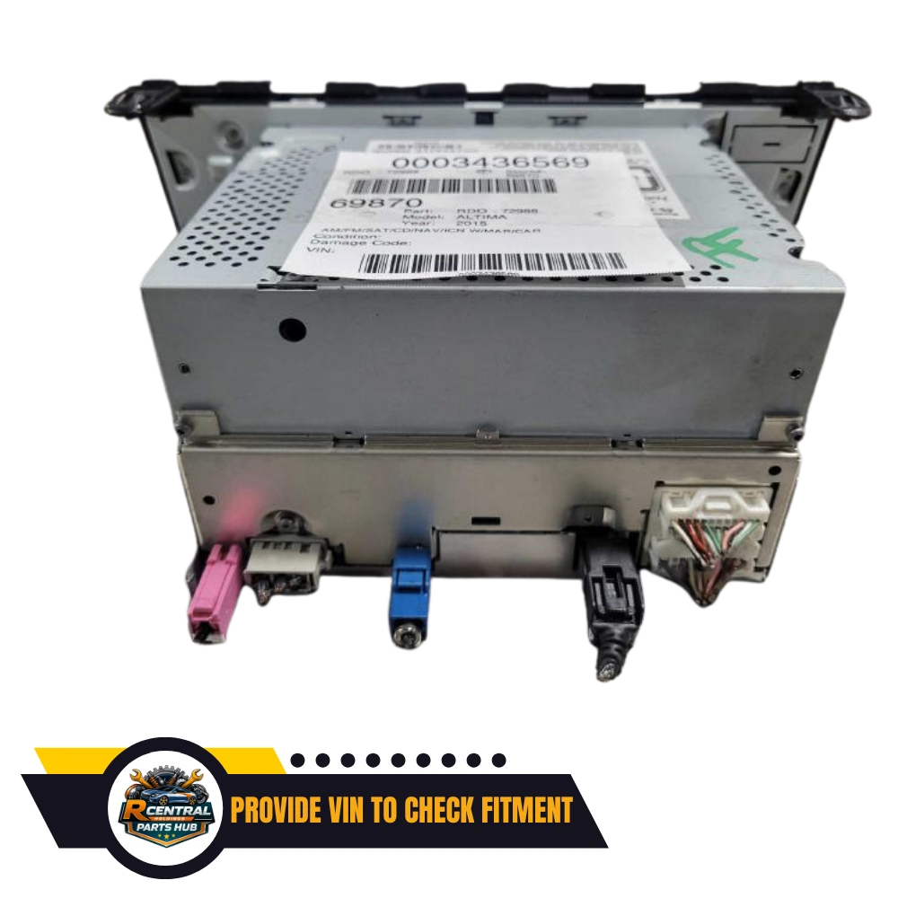 2015 Nissan Altima AM FM CD Player Radio Receiver with Navigation & Display OEM — view 2