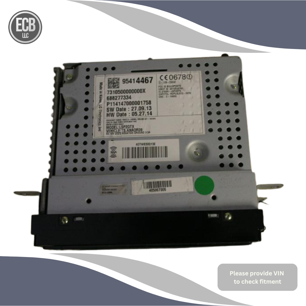 2014 Chevrolet Sonic AM FM MP3 Radio Receiver with Display OEM — view 2