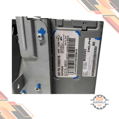 2011 Cadillac Escalade AM-FM-stereo-D<wbr/>VD-navigation Radio Receiver Display GMQ 11 — view 3