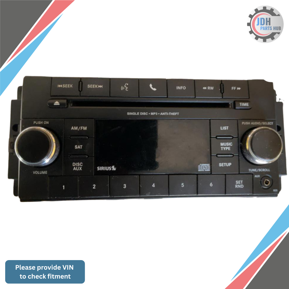 2012–2017 Jeep Patriot MP3 CD with Satellite Radio Receiver Face ID RES OEM — view 1