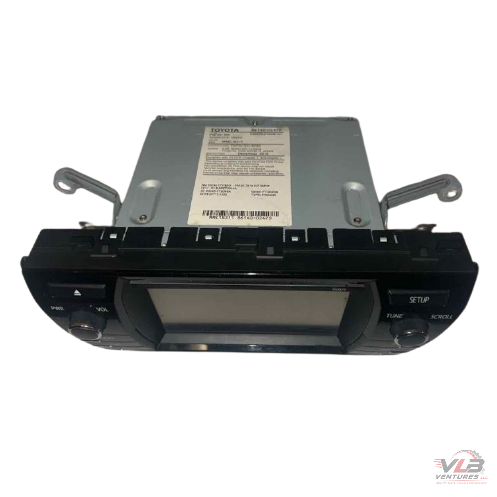 2015–2016 Toyota Corolla Radio Display Receiver AM FM CD OEM — view 2