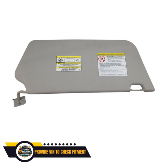 2015–2020 FORD TRANSOT 250 Driver LH Interior Sun Visor Gray OEM — view 1