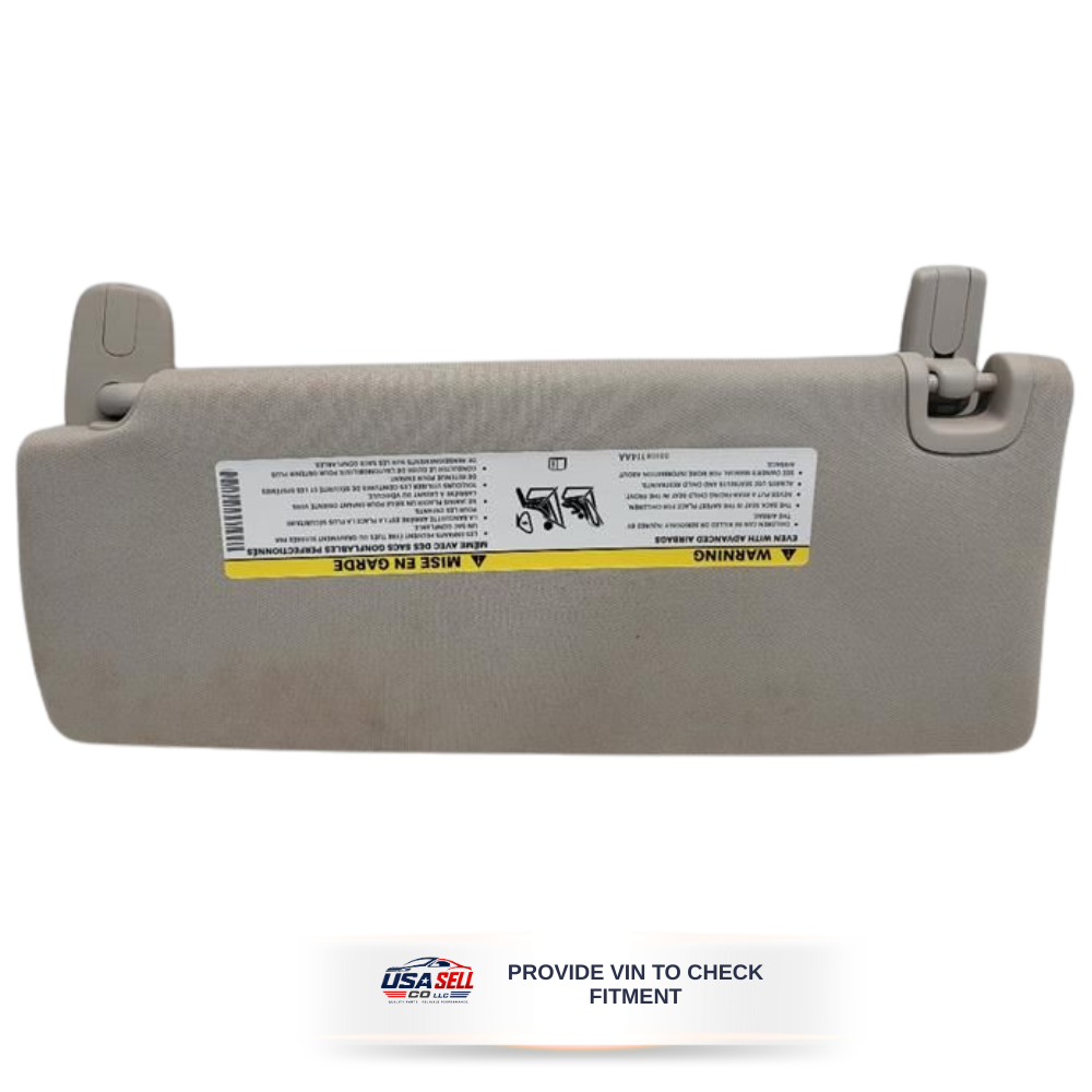 2014–2018 Jeep Cherokee Passenger RH Sun Visor OEM — view 1
