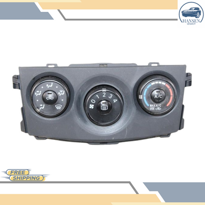 2009–2013 Toyota Corolla Manual A/C AC Heater Temperature Control 10 11 12 OEM — view 1