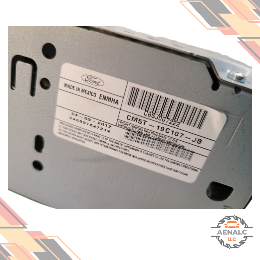 2012–2014 Ford Focus Radio Receiver AM FM CD MP3 OEM — view 3