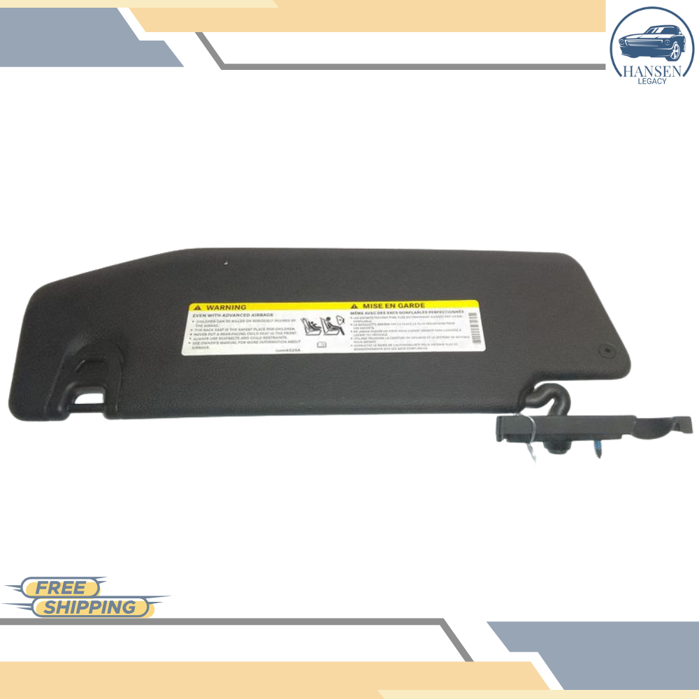 2025 Jeep Wrangler RH Passenger Sunvisor Sun Visor with Mirror & Light OEM — view 1