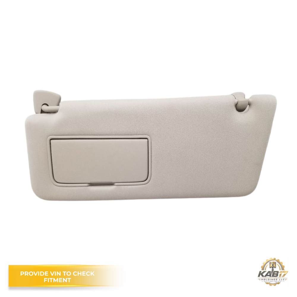 2012–2015 Chevrolet Captiva Left Driver Gray Sun Visor OEM — view 1