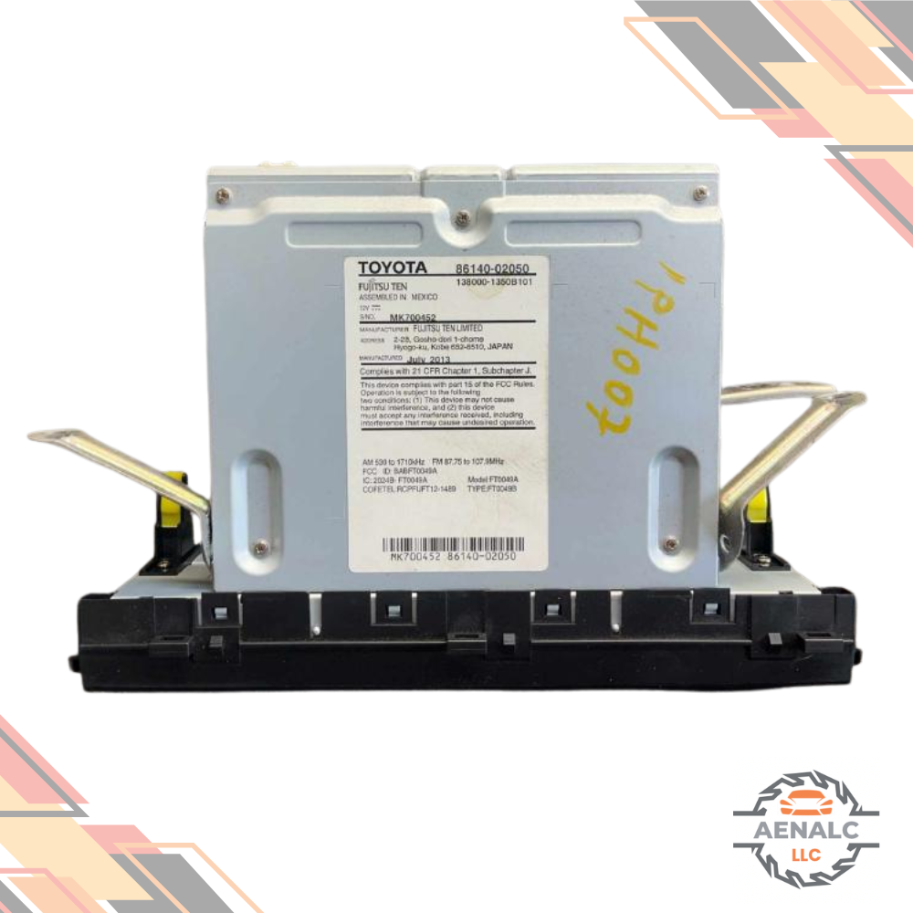 2014–2016 Toyota Corolla Touchscreen Display & Receiver OEM — view 3
