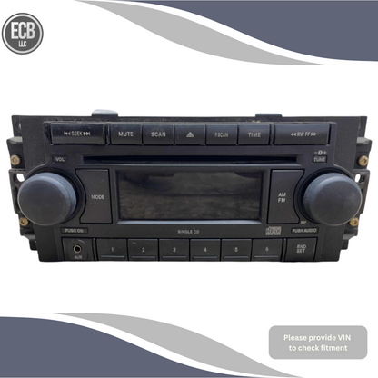 2004–2007 Dodge Durango AM-FM CD Player Radio Receiver ID REF OEM — view 1